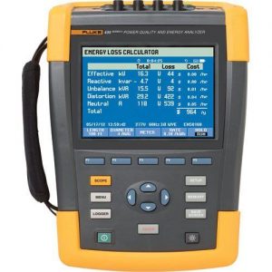 FLUKE 435-II-INTL ADVANCED POWER QUALITY AND ENERGY ANALYZER