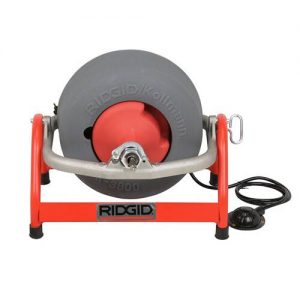 RIDGID 63827/K3800 K-3800 DRUM DRAIN CLEANER W/3/8IN CABLE 3/4 – 4IN 230V