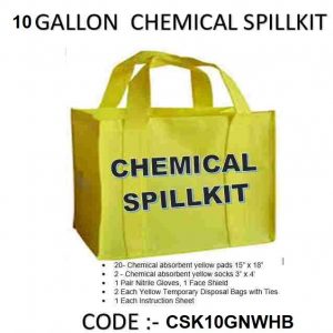CHEMICAL SPILLKIT CSK10GNWHB